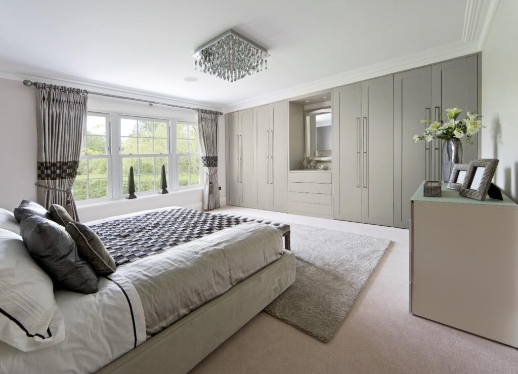 Beautiful shaker style wardrobes for the bedroom